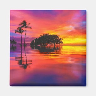 Majestic Clouds & Reflection Magneet