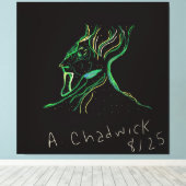 Majestic Constellation Stretched Canvas (Insitu (Houten vloer))