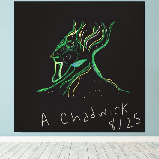 Majestic Constellation Stretched Canvas (Insitu (Houten vloer))