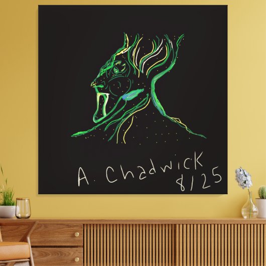 Majestic Constellation Stretched Canvas Afdruk (Insitu (Woonkamer))