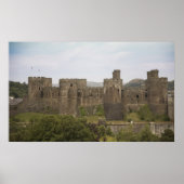 Majestic Conwy castle Poster (Voorkant)