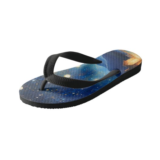 Majestic Cottage onder Moon Teenslippers (Schuin)