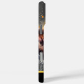 Majestic Crane Staande Bij De Zonsondergang Horizo Case-Mate iPhone Case (Achterkant / Rechts)