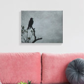 Majestic Crow Canvas Afdruk (Insitu (Woonkamer))