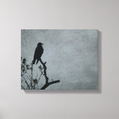 Majestic Crow Canvas Afdruk (Voorkant)