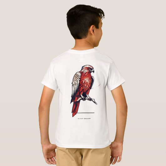 Majestic Crystal Eagle T-shirt (Achterkant volledig)