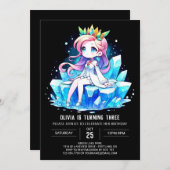 Majestic Custom Prinses Verjaardag Kaart (Voorkant / Achterkant)