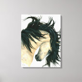 Majestic Dappled Buckskin Horse Canvas van Bihrle (Voorkant)