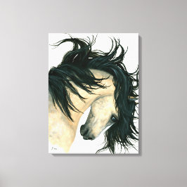 Majestic Dappled Buckskin Horse Canvas van Bihrle