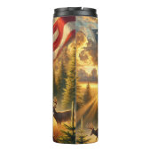 Majestic Deer bij Sunrise Glory Thermosbeker (Achterkant)