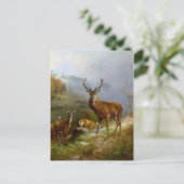Majestic Deer ~ Briefkaart (Staand voorkant)
