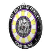 Majestic Deer Rustiek Kunstwerk Dartbord (Voorkant Rechts)