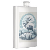 "Majestic Deer Wine Flask Flacon (Rechts)