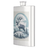 "Majestic Deer Wine Flask Flacon (Links)