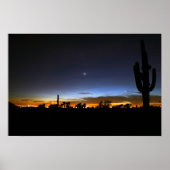 Majestic Desert gaat naar bed Poster (Voorkant)