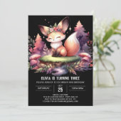 Majestic Digital Fox Verjaardag Kaart (Staand voorkant)