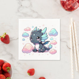 Majestic Dragon Baby shower Servet