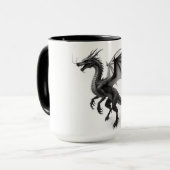 Majestic Dragon Coffee Mug Mok (Voorkant links)