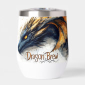 Majestic Dragon Head Waterverf (Voorkant)