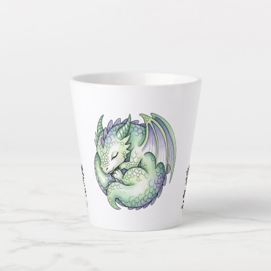 Majestic Dragon Mug Latte Mok (Voorkant)