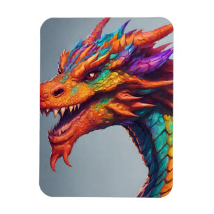 Majestic Dragon Portret Magneet