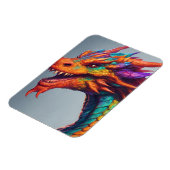 Majestic Dragon Portret Magneet (Linkerzijde)