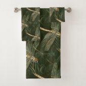 Majestic Dragonfly Pattern Bad Handdoek (Insitu)