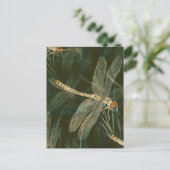 Majestic Dragonfly Pattern Briefkaart (Staand voorkant)