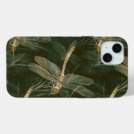 Majestic Dragonfly Pattern Case-Mate iPhone Case (Achterkant (horizontaal))