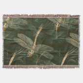 Majestic Dragonfly Pattern Deken (Voorkant)