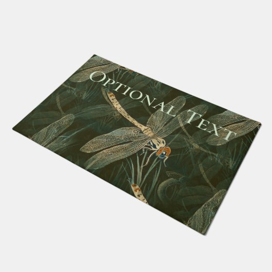 Majestic Dragonfly Pattern Deurmat (Schuin)