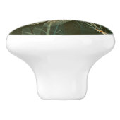 Majestic Dragonfly Pattern  Keramische Knop (Zijkant)