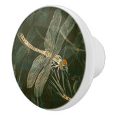 Majestic Dragonfly Pattern  Keramische Knop (Rechts)