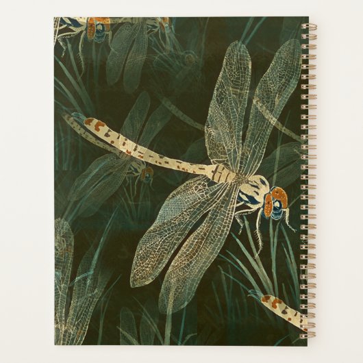 Majestic Dragonfly Pattern Planner (Achterkant)