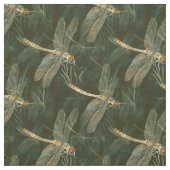 Majestic Dragonfly Pattern Stof (Swatch)