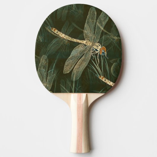 Majestic Dragonfly Pattern Tafeltennisbatje (Voorkant)