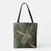 Majestic Dragonfly Pattern Tote Bag (Achterkant)