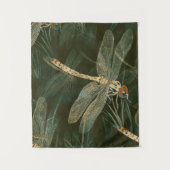 Majestic Dragonfly Pattern  Wandkleed (Voorkant)
