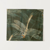 Majestic Dragonfly Pattern Wandkleed (Voorkant (horizontaal))