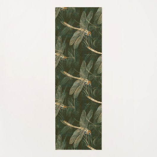 Majestic Dragonfly Pattern Yogamat (Voorkant)