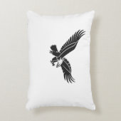 : Majestic Eagle Art Pillow Accent Kussen (Voorkant(Verticaal))