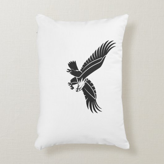 : Majestic Eagle Art Pillow Accent Kussen (Voorkant(Verticaal))