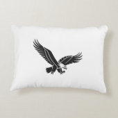 : Majestic Eagle Art Pillow Accent Kussen (Achterkant)