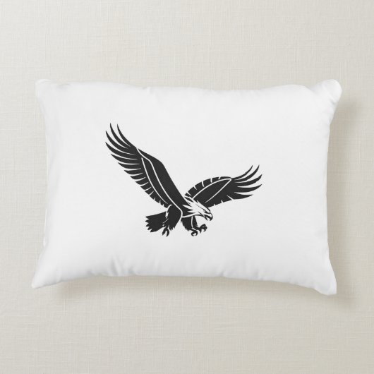 : Majestic Eagle Art Pillow Accent Kussen (Achterkant)