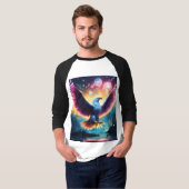 "Majestic Eagle Art Print - Boeiende wilde dieren" T-shirt (Voorkant volledig)
