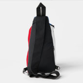 Majestic Eagle Blossoms Onafhankelijkheidsdag Sling Bag (Achterkant)