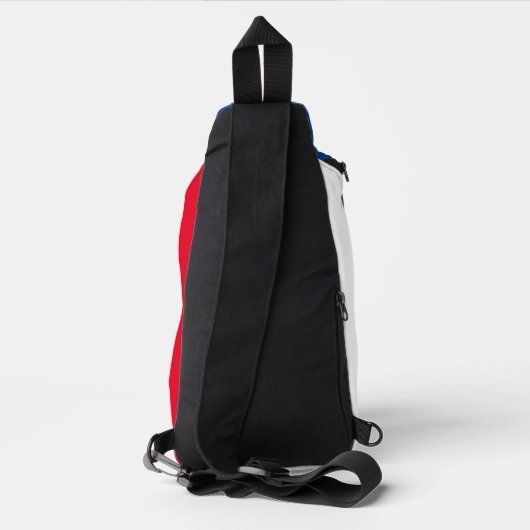 Majestic Eagle Blossoms Onafhankelijkheidsdag Sling Bag (Achterkant)