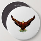 Majestic Eagle Button Pins (Voorkant /achterkant)