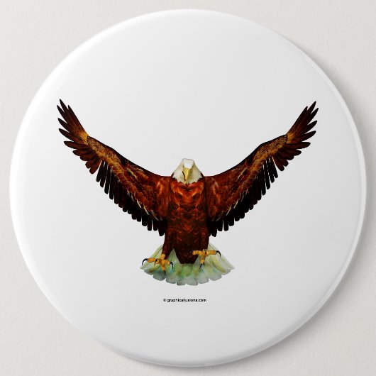 Majestic Eagle Button Pins (Voorkant)