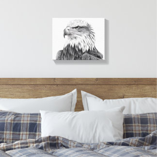 Majestic Eagle Canvas Afdruk